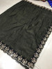 New 2021 Cotton Silk with Embroidery Lace Border Black Saree