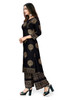 New 2021 Amazing Rayon Kurti With Palazzo- Black (Size-XXXL) 