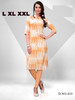 New 2021 Original ikat print fabric Hit Design Handloom Cotton Dress (Orenge -Color) Size-XXL
