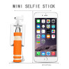 Mini Portable Wired Selfie Stick For IPhone Samsung Galaxy Huawei Built-in Shutter Camera Extendable HandheldMonopod Self Stick