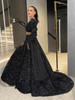 New 2021 Presenting Beautiful Velvet Sequins Lehenga-Black 