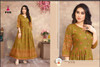 New 2021 Presenting Designer Long Rayon Gown-Mehndi Green (Size-XL)