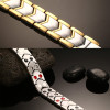 Vnox Healthy Stainless Steel Magnetotherapy Bracelet Men Jewelry New Fashion Bio Energy Magnet Bracelets &amp; Bangles