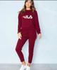 Presenting 2021 Hot looking Stylish Rib Cotton Red Tracksuits (Size-L)