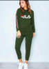 Presenting 2021 Hot looking Stylish Rib Cotton Green Tracksuits (Size-M)