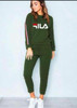 Presenting 2021 Hot looking Stylish Rib Cotton Green Tracksuits (Size-L)