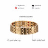 Vinterly Gold Color Men Bracelets Health Bio Magnetic Germanium Stainless Steel Bracelet Bangle for Men Designs Chaine Link