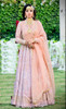 New 2021 Presenting Beautiful Georgette With Heavy Embroidery Work With Full Sleeves- Full length-Light Pink-XL
