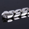 TrustyLan Glossy 316L Stainless Steel Link Chain Bracelet Men 15MM Wide Men's Bracelets &amp; Bangles Handle Fashion Male Jewelry