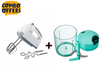 Scarlett super hand mixer 7 speed hand blender With Miracle Big Vegetable Dori Chopper Combo Offer Scarlett super hand mixer 7 speed hand blender With Miracle Big Vegetable Dori Chopper Combo Offer