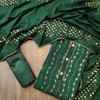 New 2021 Presenting Beautiful Designer Heavy Stanton Sequence Work Suit -Green-Free Size 