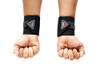 Wrist Wrap Support with Velcro Adjustable Fit (Without Thumb, Pair) 