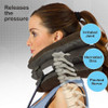 Cervical Traction 3 Layer Neck Traction Device Effective and Fast Relief Neck Pain Inflatable Neck Stretcher Collar Device for Men and Women