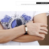 V.YA 20CM PU Leather Bracelets Individuality Stainless Steel Scorpion Bracelet for Men Male Accessories Jewelry