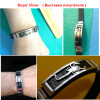 V.YA 20CM PU Leather Bracelets Individuality Stainless Steel Scorpion Bracelet for Men Male Accessories Jewelry