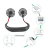Wearable Portable Neck Fan Hand Free Personal Fan Wearable Portable Neckband Mini Fan Lazy Neck Hanging Cooling Mini Fan USB Rechargeable Neckband 