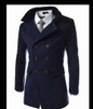 Fashion Lapel Neck Thick Winter Mens Coat Double Breasted Long Sleeve Mens Cloth Mens Designer Coats