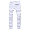 Solid White Ripped Jeans Men 2020 Classic Retro Men's Skinny Jeans Brand Elastic Denim Pants Trousers Casual Slim Fit Pencil Pant1