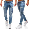  New Fashion Zipper1 Pants Casual Drawstring Jeans Training Jogger Athletic Pants Sweatpants 2020 Men's Elastic Cuffed