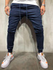 Men Casual Sports Jogger Jeans Spring Elastic Waist Athletic Pantalones Trousers