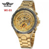 Very popular men's mechanical watches automatic hollow sports watch does not fade durable high quality business watches