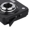 Black 9.5 * 6 * 2.5cm TF card JPEG / AVI CMOS Senor 2.7'' TFT LCD HD 720P 18MP Digital Camcorder Camera 8x Zoom Anti-shake US