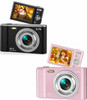 44MP Small Digital Camera 2.7K 2.88inch IPS Screen 16X Zoom Face Detection Vlogging for Photography Beginners Kids