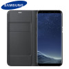 Original Samsung S8 S8 Plus LED Couro Case Flip Wallet Case Smart LED View Shockproof Samsung Case Cover