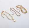 Hip Hop Thick Chain Bracelet Fashion Retro Lock Shape Mix and Match accessories