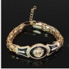 Hip Hop Gold Link Chain Bracelets for Male Rock Bracelet Bangles for Men Bulgaria Jewelry Chunky Lion Head Bracelet