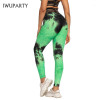  IWUPARTY 3D Women Tie Dye Sport Leggings Rainbow Printed High Waist Stretchy Running Pants Gym Athletic Ladies Push Up Sportwear1