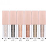 6 colors/lot Hengfang Metal Liquid Eyeshadow Glitter Eye Shadow Liquid Shimmer Stick Beauty Tool Korea Cosmetic Gift For Girl