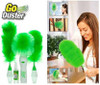 Motorized Go Duster + Stainless Steel Handle Drag All-in-One Household Hand Push Rotating Floor Dust Sweeping Broom Mop 