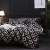 Supplies Textiles Home & Garden modern Geometric California King Bedding Sets Sanding Er Pillowcase 51*90 Duvet Ers 229*260 3Pcs Bed Set Drop