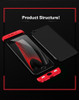 ipngve For OPPO A57 3 In 1 360 Full Cover Case For OPPO A59 Hard Plastic Anti-knock Matte Phone Bags Fundas Coque For OPPO F1S