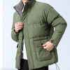 Mens Houndstooth Puffer Jacket