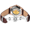Lige 6826 Men Mechanical Watches Waterproof Leather Strap Luxury Automatic Watch
