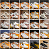 Leather bean shoes For Men walking sports loafer breathable outdoor Men's shoes