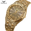 Gold Watches for Men Waterproof Business Wristwatch Men Quartz Watches