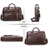 Men Oil Leather Briefcase Laptop Bags Genuine Leather Men's Handbag