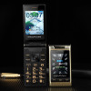 F10 Dual-screen Flip Phone 5900mAh FM SOS GSM Big Keys Dual SIM Mobile Phone