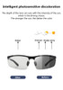 Polarized Color Changing Sunglasses TAC Lenses Sports Men's Sunglasses