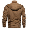 Winter Warm Jacket Men Casual Thick Thermal Coat Army Jackets Fleece Hooded