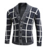 Men's Knitted Buttons Stripes Knitwear  Coat Autumn Winter Cardigan  Sweater
