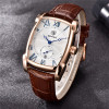 BENYAR Quartz Watches Black Leather Chronograph Wristwatch