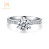 925 Sterling Silver Special Favor Wedding Ring Moissanite Ring for Women