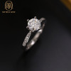 925 Sterling Silver Special Favor Wedding Ring Moissanite Ring for Women
