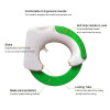 New 1pc Stainless Circular Annular Cutter Rolling Vegetable Knife Meat Slicer Pizza Cutter Kitchen Knife Home Kits