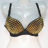 New Fashion Design Bra Rivets Punk Spike Studded Bra