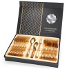 Silverware Flatware Cutlery 36pcs Set Stainless Steel Utensils Mirror Polished